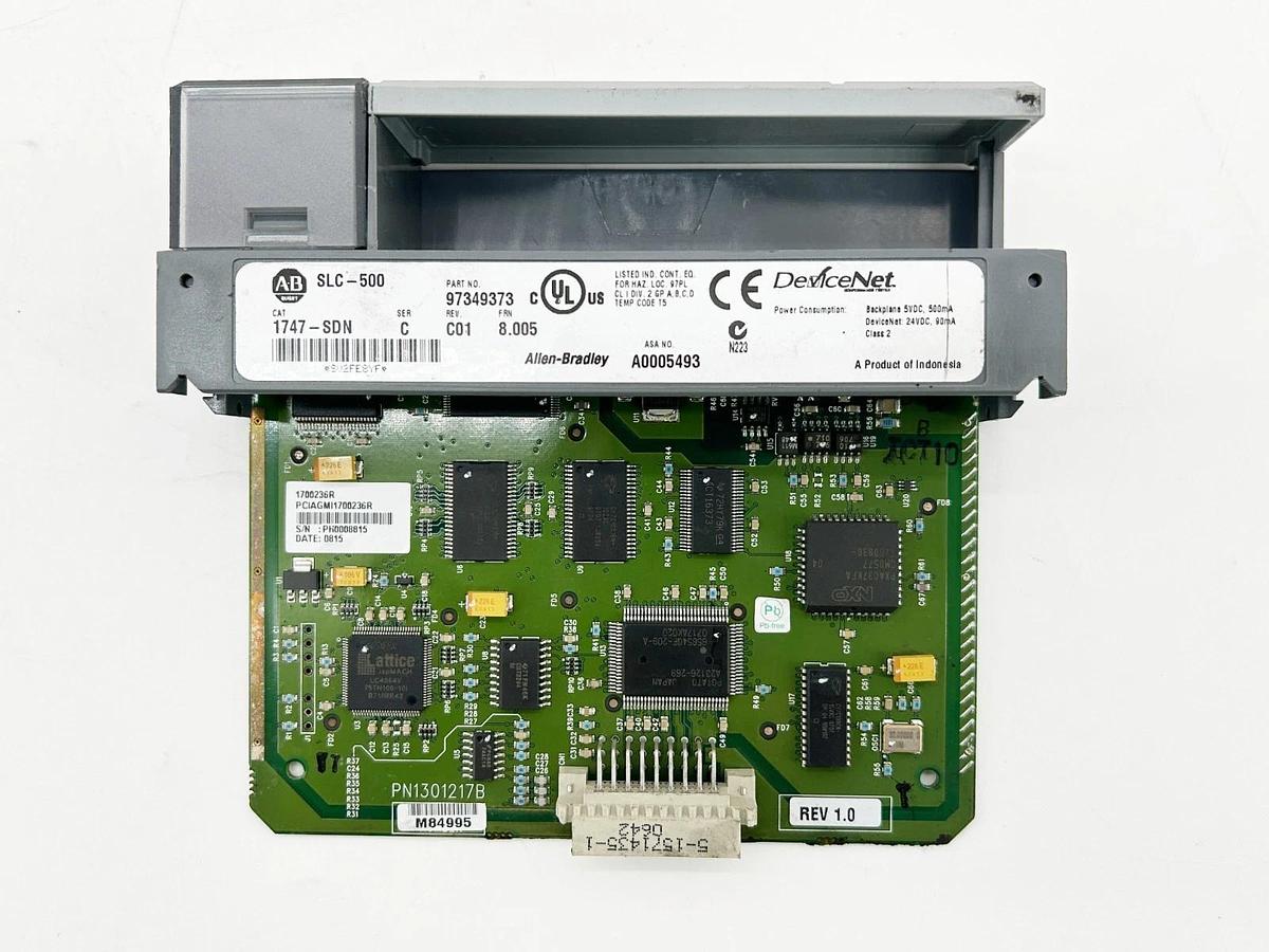 Used Allen Bradley 1747-SDN Scanner Module 24VDC 500MA