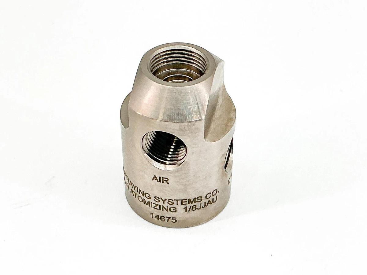 New Spraying Systems CP14676-NP Brass Body Air Atomizing Nozzle 14675-JJ