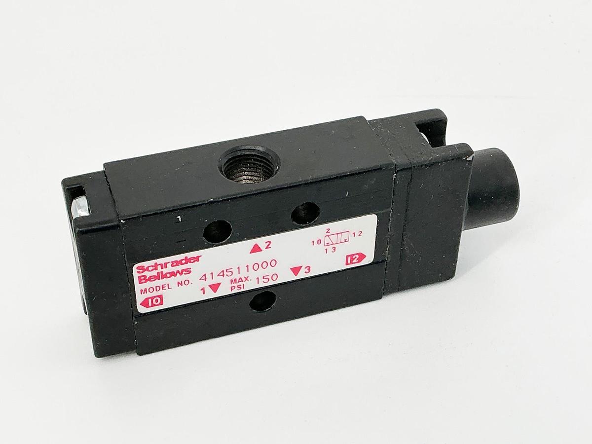 Schrader Bellows 414511000 3 Way Spool Valve 150PSI - No Box