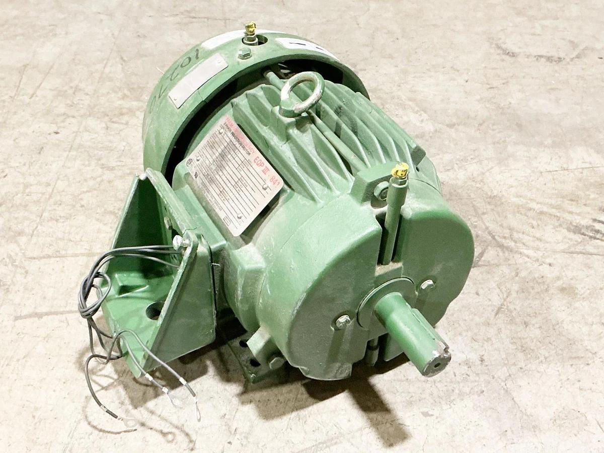 Used Toshiba B0032FLF30HHJ Electric Motor 3HP 575V 3510RPM 2.9A 3PH FCK1