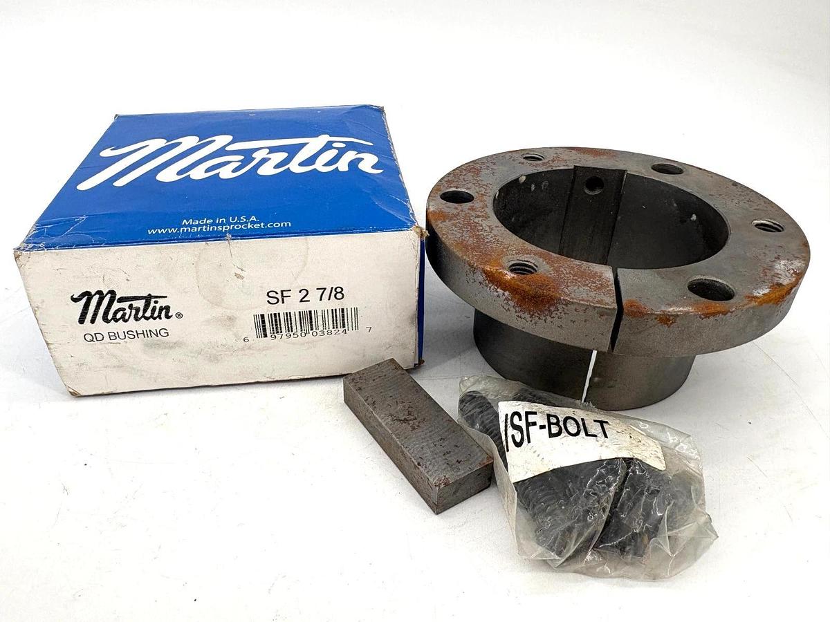 New Martin Sprocket SF-2 7/8 Quick Disconnect Bushing 2-7/8" Bore