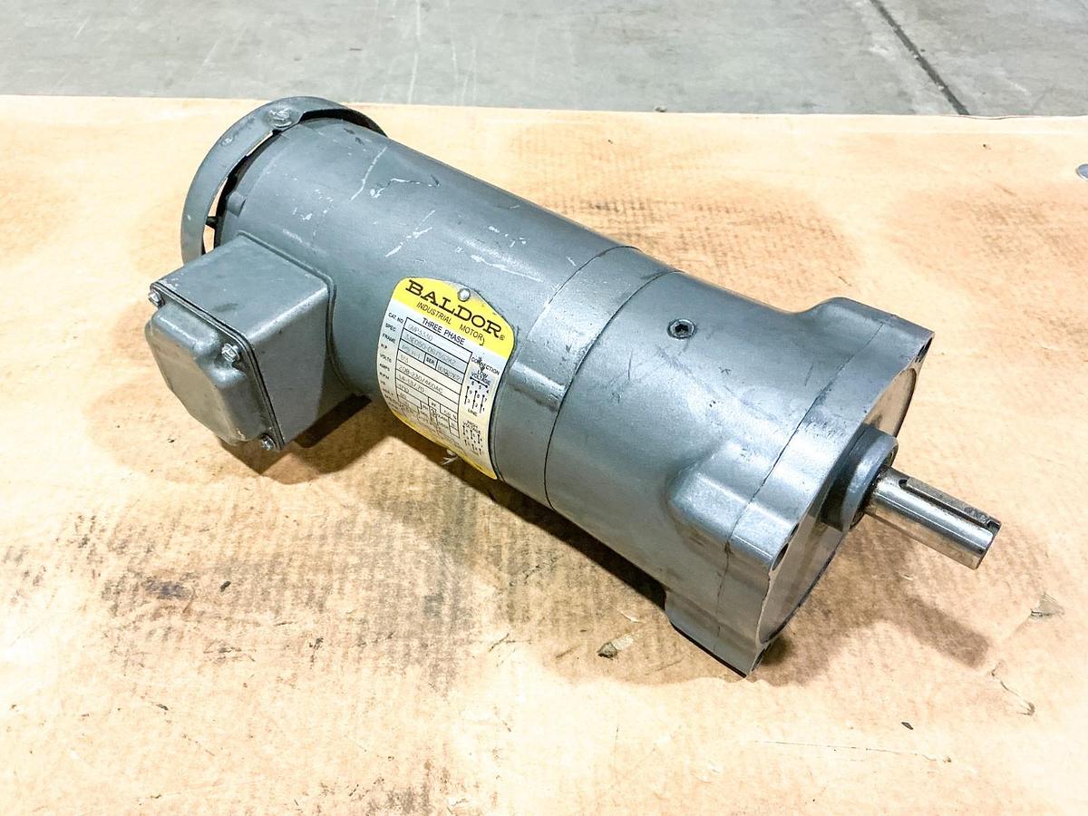 Used Baldor GMP3330 Gear Motor 1/3HP 3PH 460V 57 RPM 30:1 33E050-0675G2K2