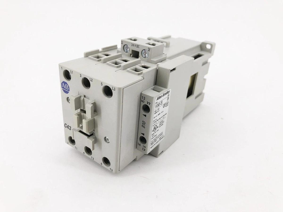New Allen-Bradley 100-C43ZJ10 Ser. A Contactor 24VDC 3 Pole