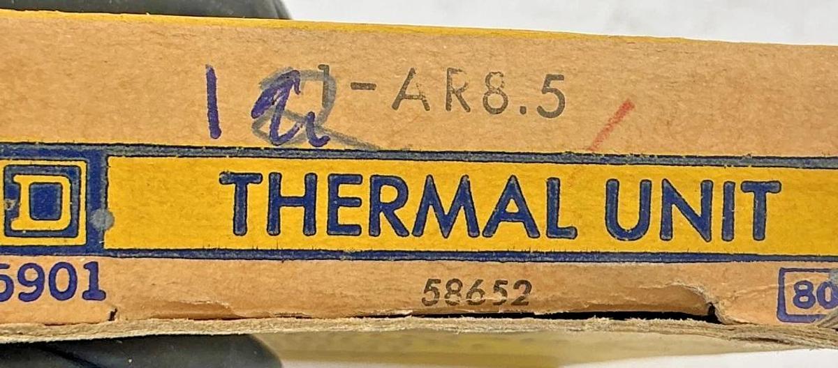 Lot of 3 New Square D AR-8.5 Overload Relay Thermal Unit