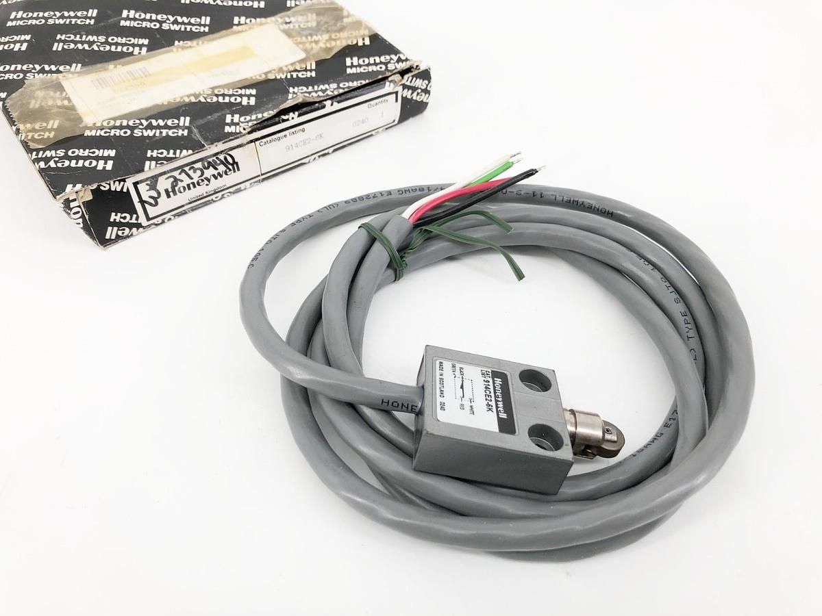 New Honeywell 914CE2-6K Miniature Switch Top Roller Plunger 1NC/1NO