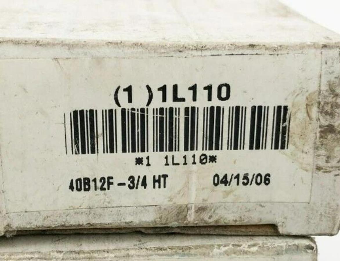 Lot of 2 New US Tsubaki 40B12F-3/4 Sprockets 12 Teeth 3/4" Bore 1L110