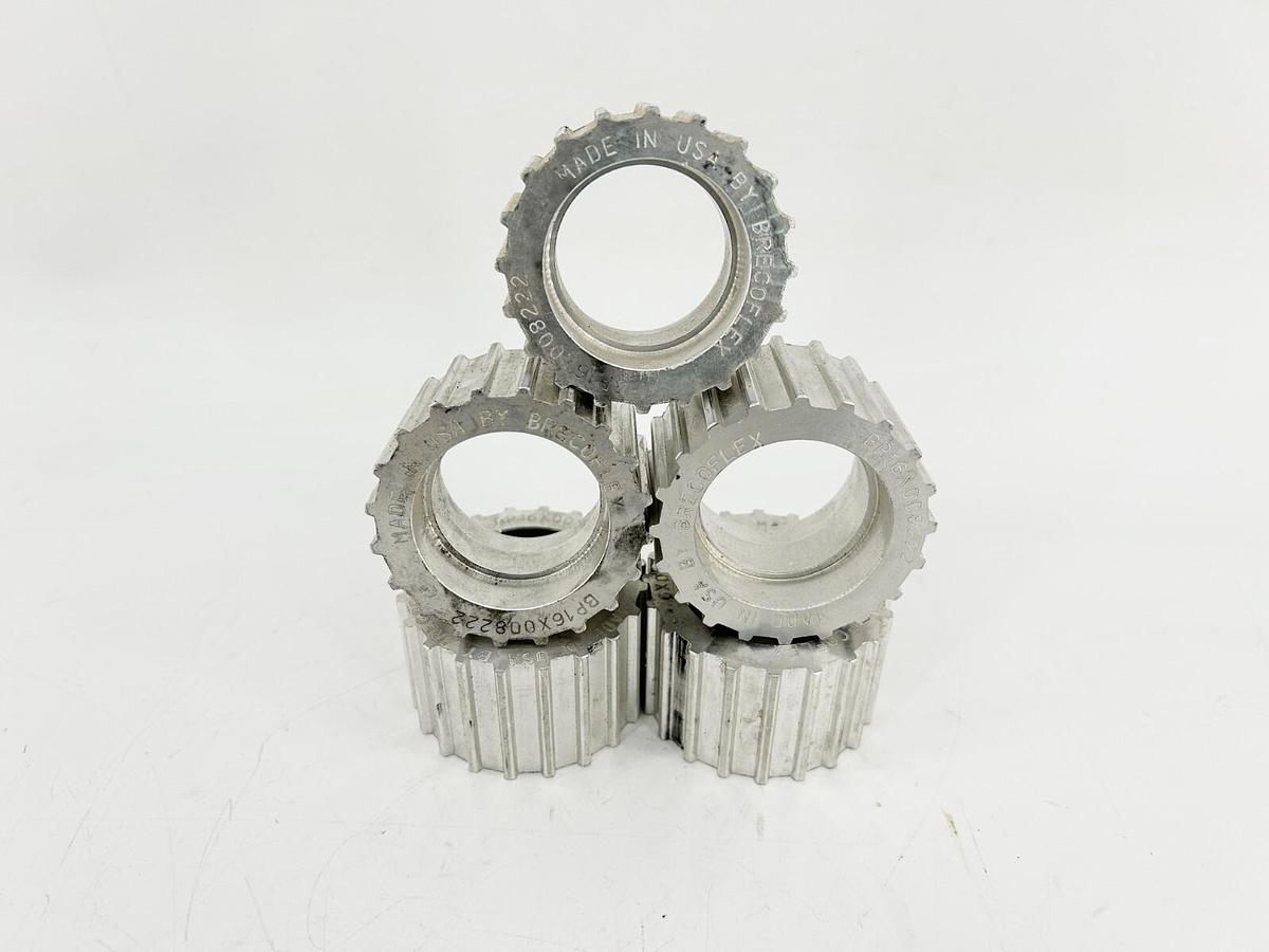 New Lot of 5 Brecoflex BP16X008222 Belt Pulley Sprocket 20 Tooth 37.7mm Bore
