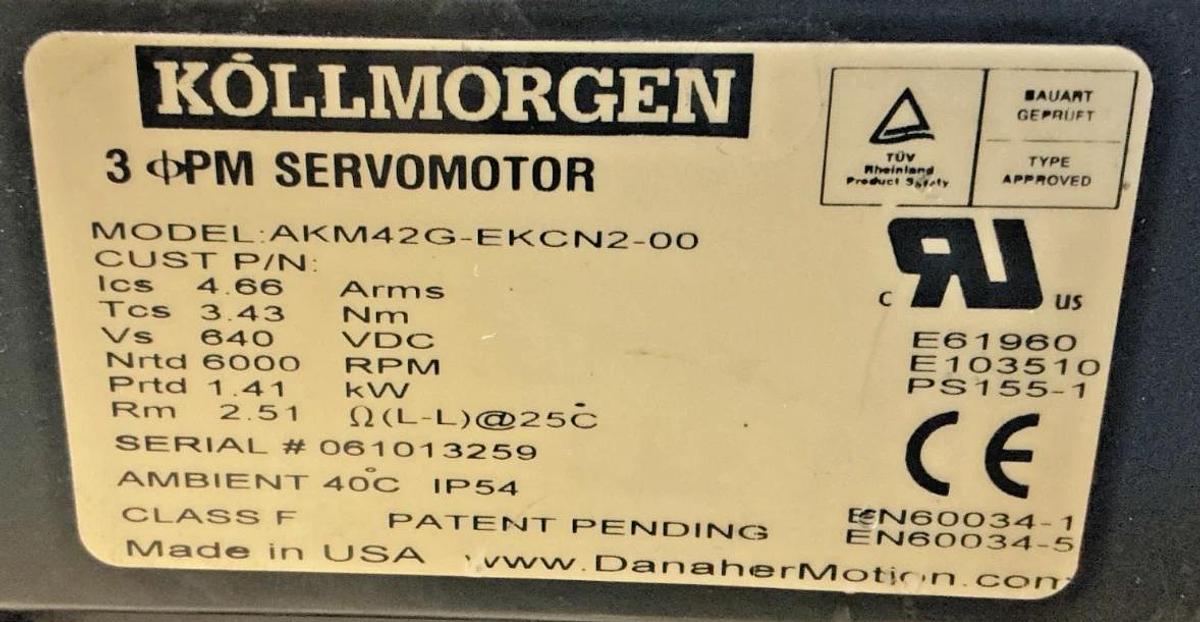 Used Thomson TC3BK32-7010B-350-MP2-FT1E Electric Cylinder FOR PARTS ONLY