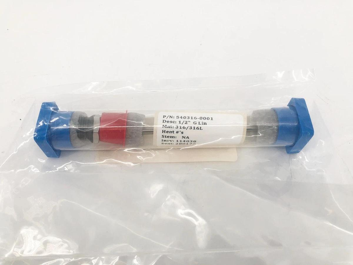 New Research Control Valves 540316-0001 Seat and Trim 1/2" G Lin 316/316L