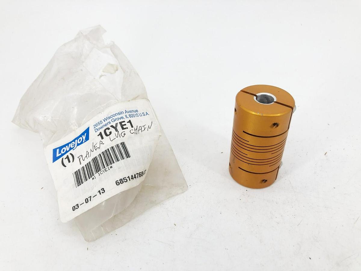 Used Lovejoy 1CYE1 Motion Control Coupling ADB6-3/8x5/8 2-1/4" OAL