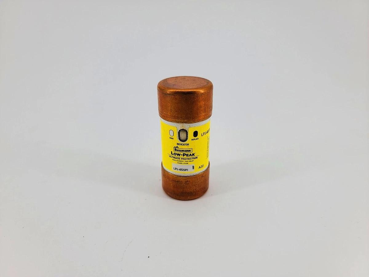 New Bussmann LPJ-45SPI Dual-Element Fuses 45A 600VAC 300VDC