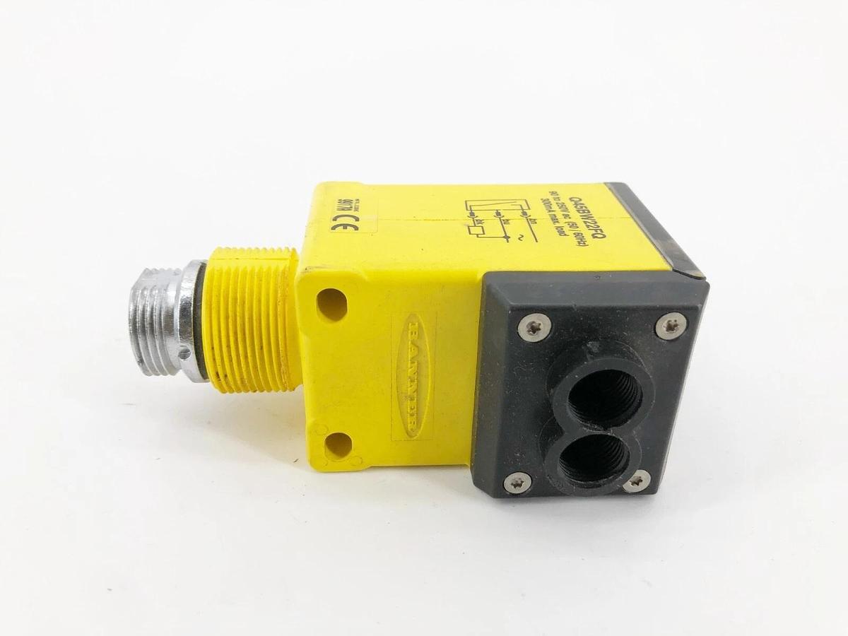 Used Banner Engineering Q45BW22FQ Photoelectric Sensor 90-250VAC 37016