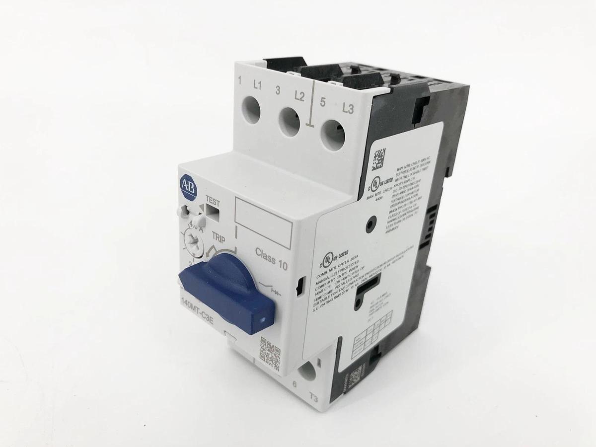New Allen Bradley 140MT-C3E-B40 Ser. A Motor Protector Breaker 2.5-4A