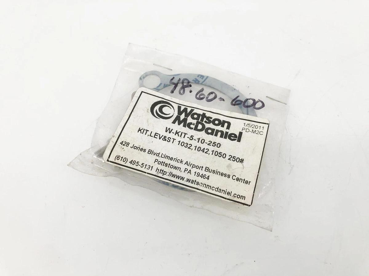 New Watson McDaniel W-KIT-5-10-250 Lever/Seat Kit 1032 1042 1050 250# 1/2" 3/4"