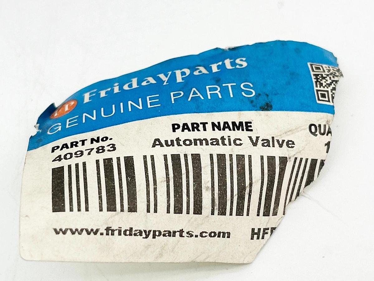 Friday Parts Automatic Valve 409783 Valve Assembly - No Box