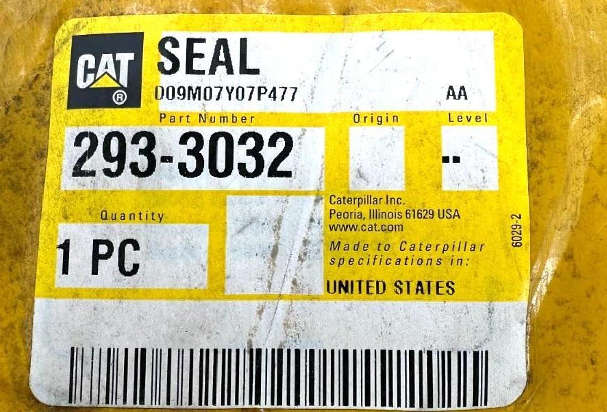 New Genuine CAT 293-3032 SEAL 9.5mm Thick Radiator Floor Seal