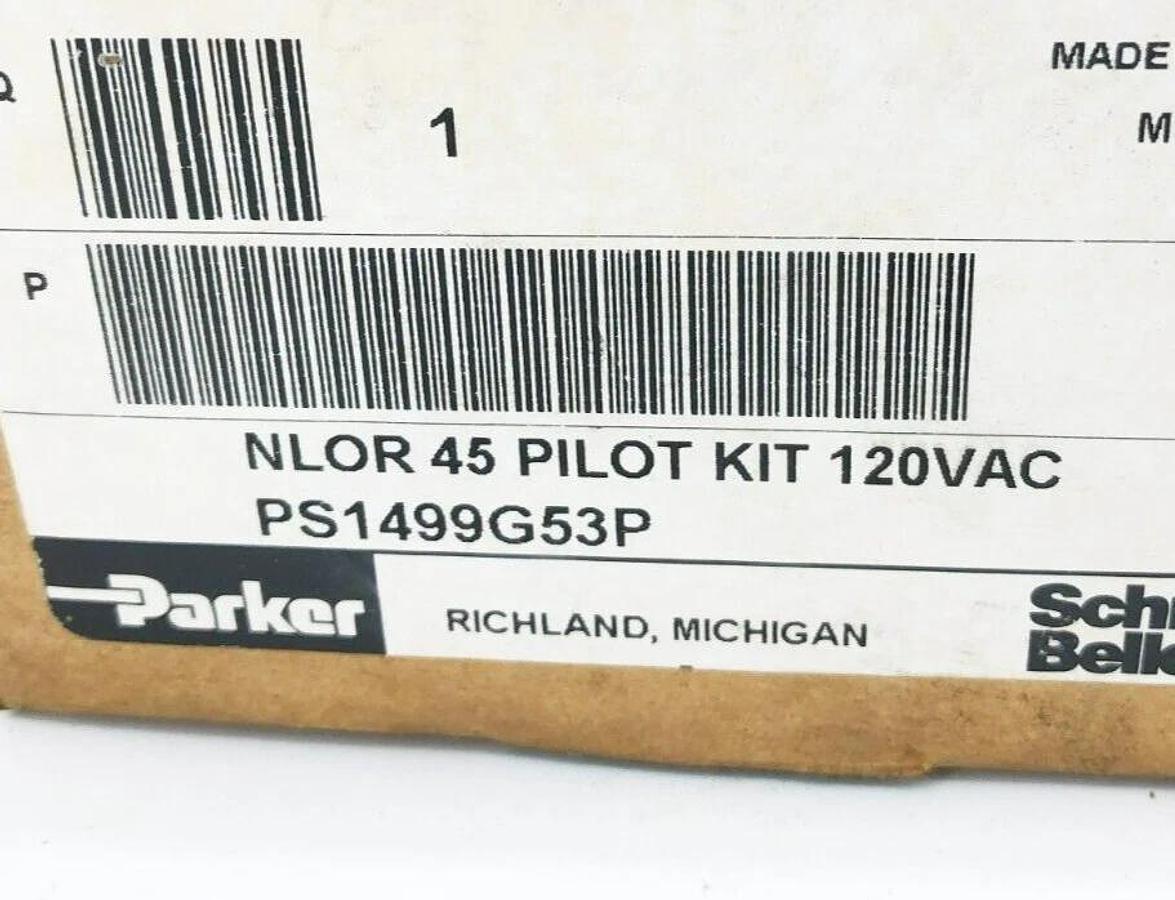 New Parker PS1499G53P Pilot Kit NLOR 45 120VAC K593-327