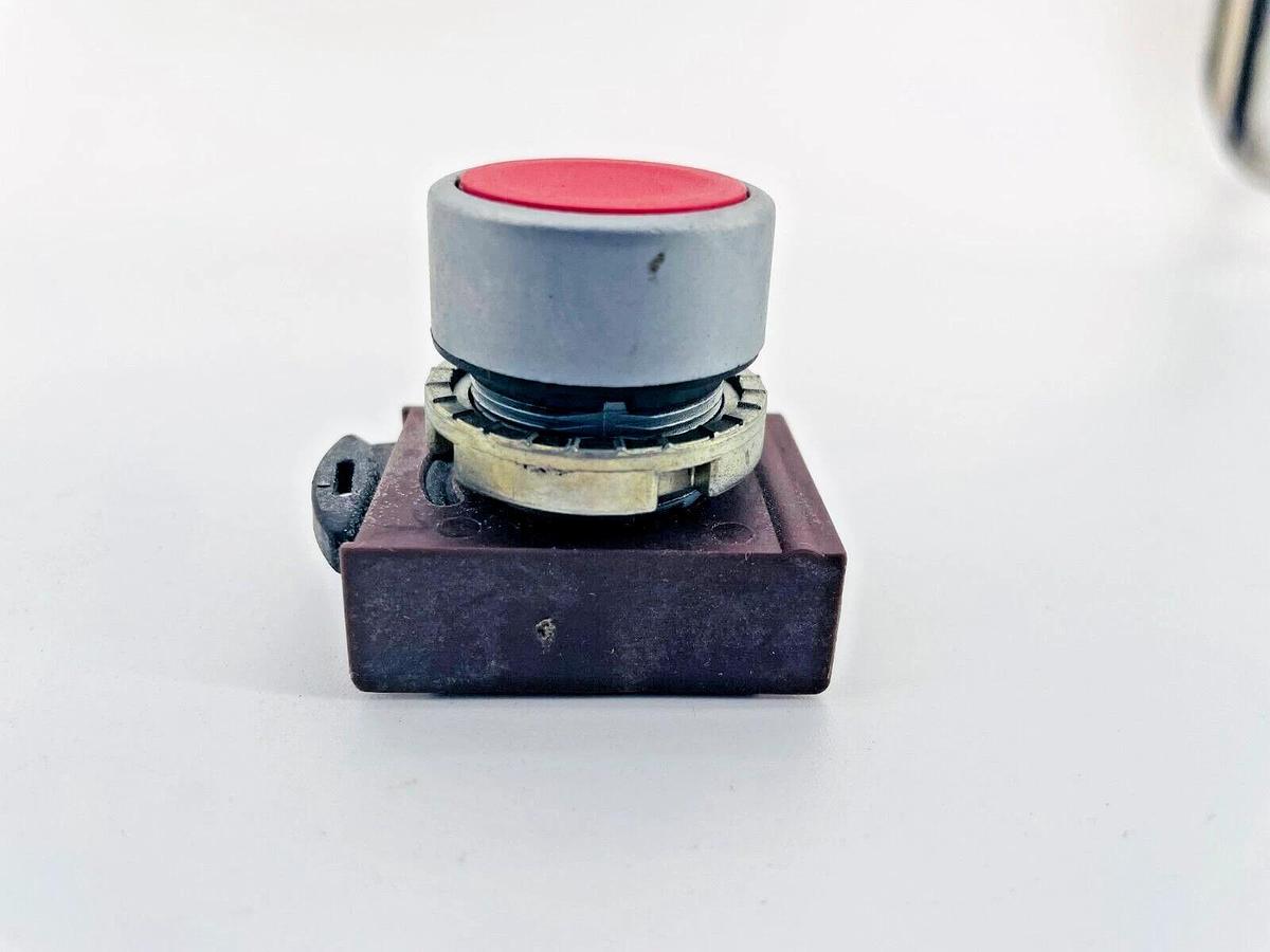 New GE P9MPNRG Push Button Red