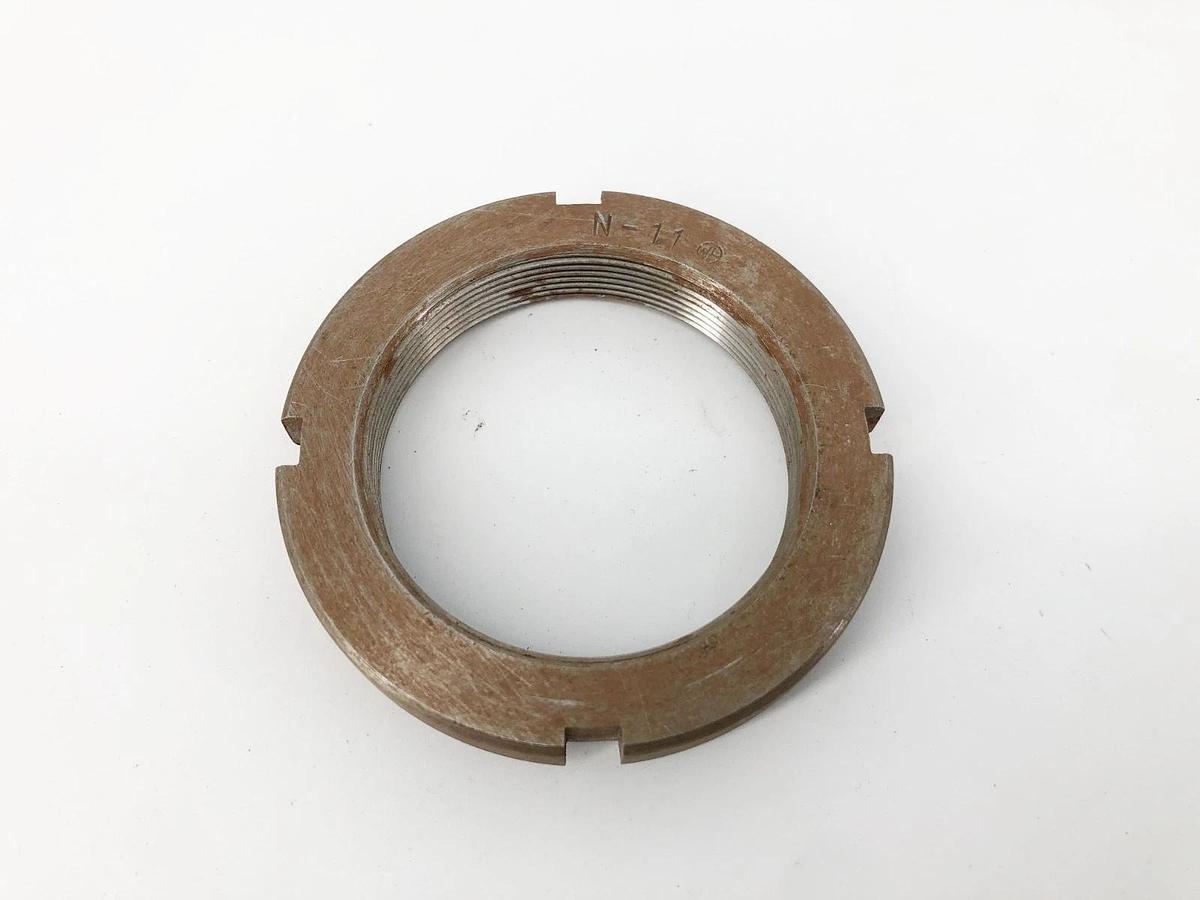 Used Lot of 3 Whittet-Higgens N-11 Locknuts 2.157-18 Thread 2-31/32" OD