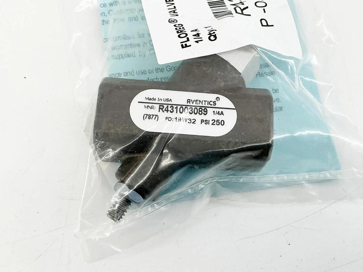 New Aventics R431003089 Floreg Valve 1/4" 250PSI