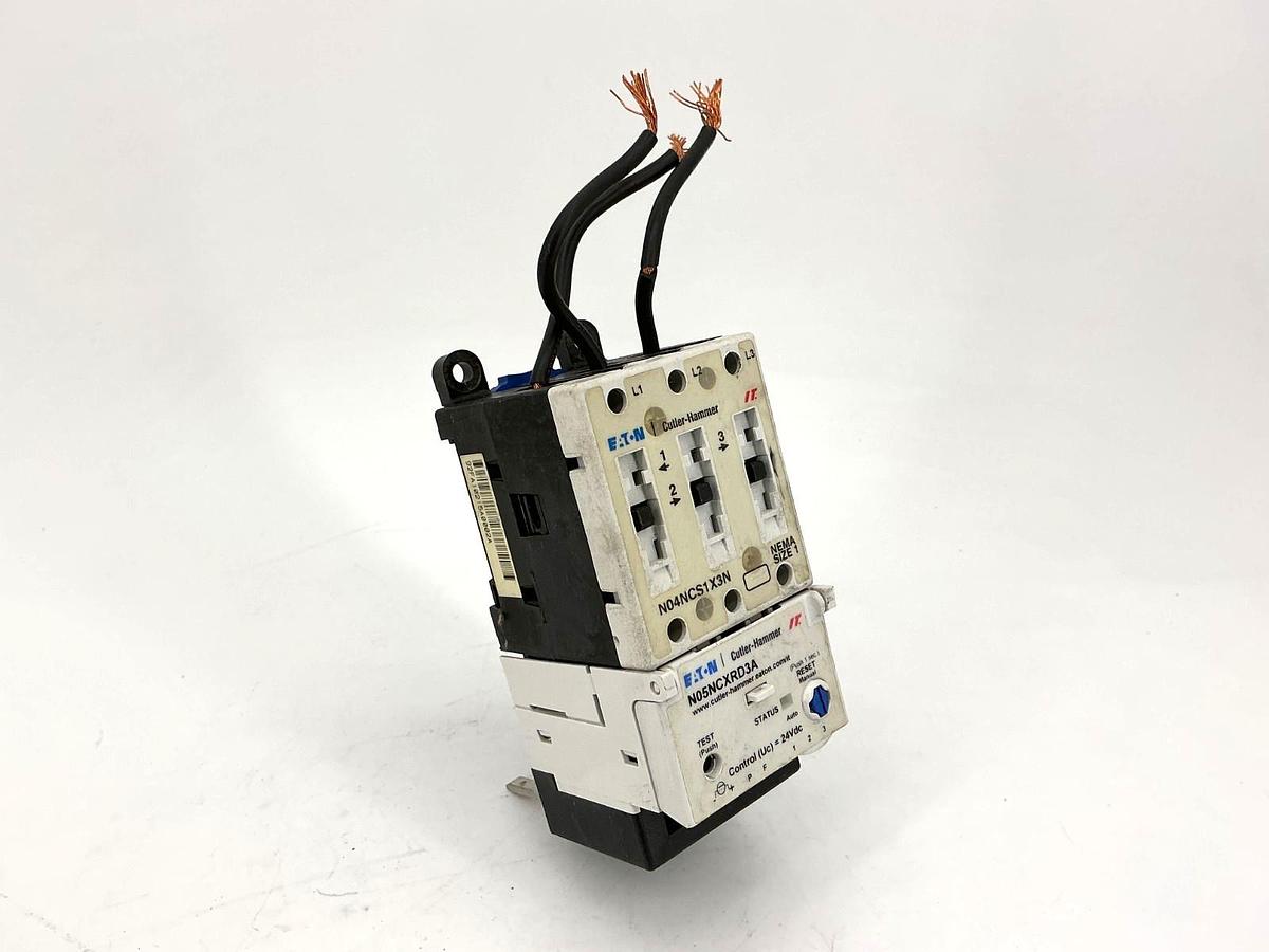 Used Eaton Cutler-Hammer N101CS1D3A Starter 3P 27A SS OVLD N04NCS1X3N N05NCXRD3A