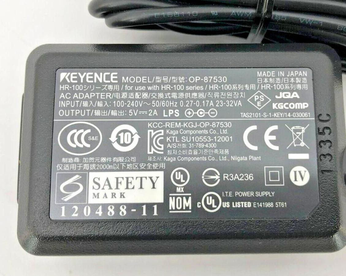 New Keyence OP-87530 AC Adapter