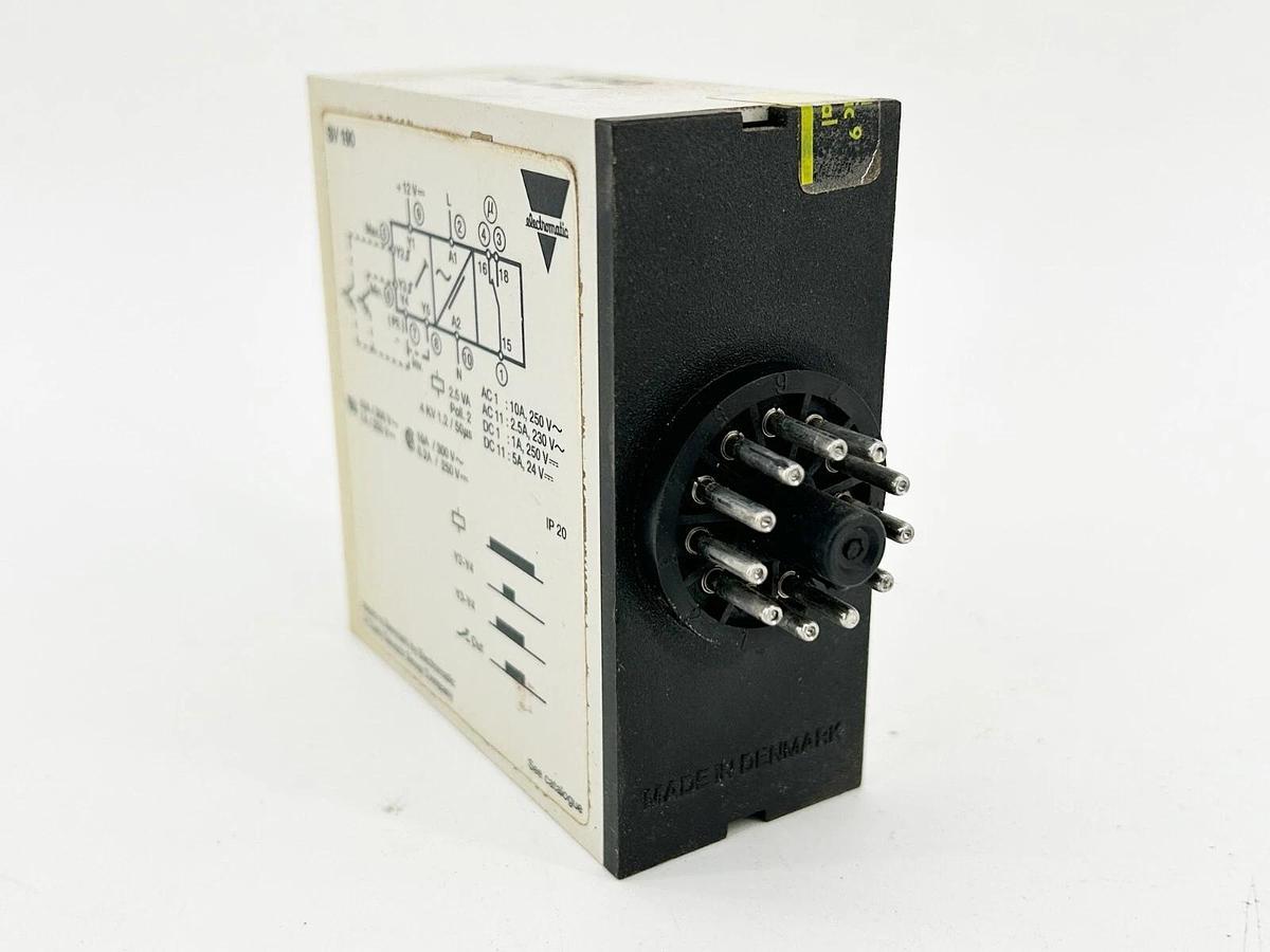 Used Electromatic SV-190-115 Dual Level Relay 10Amp 115/250Vac 2W 50/60Hz 11Pin