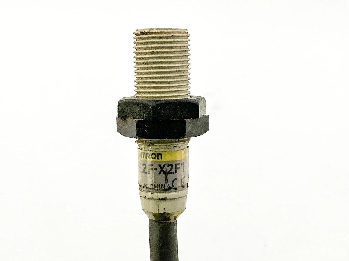 Used Omron E2F-X2F1 Proximity Sensor 5mm Range 12-24VDC