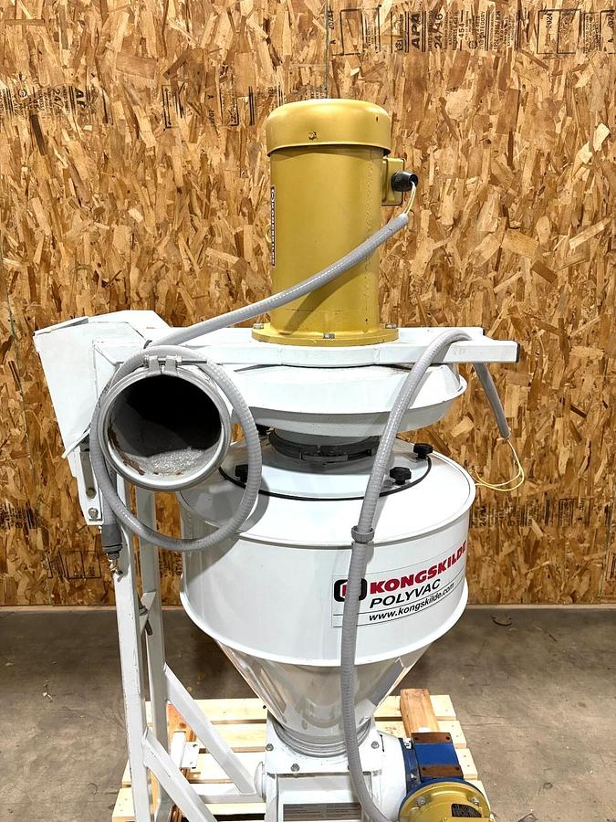 Kongskilde Polyvac 50 Pneumatic Conveying System RF20S Rotary Valve 5hp Blower