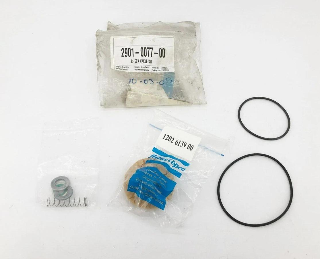 New Atlas Copco 2901-0077-00 Check Valve Kit