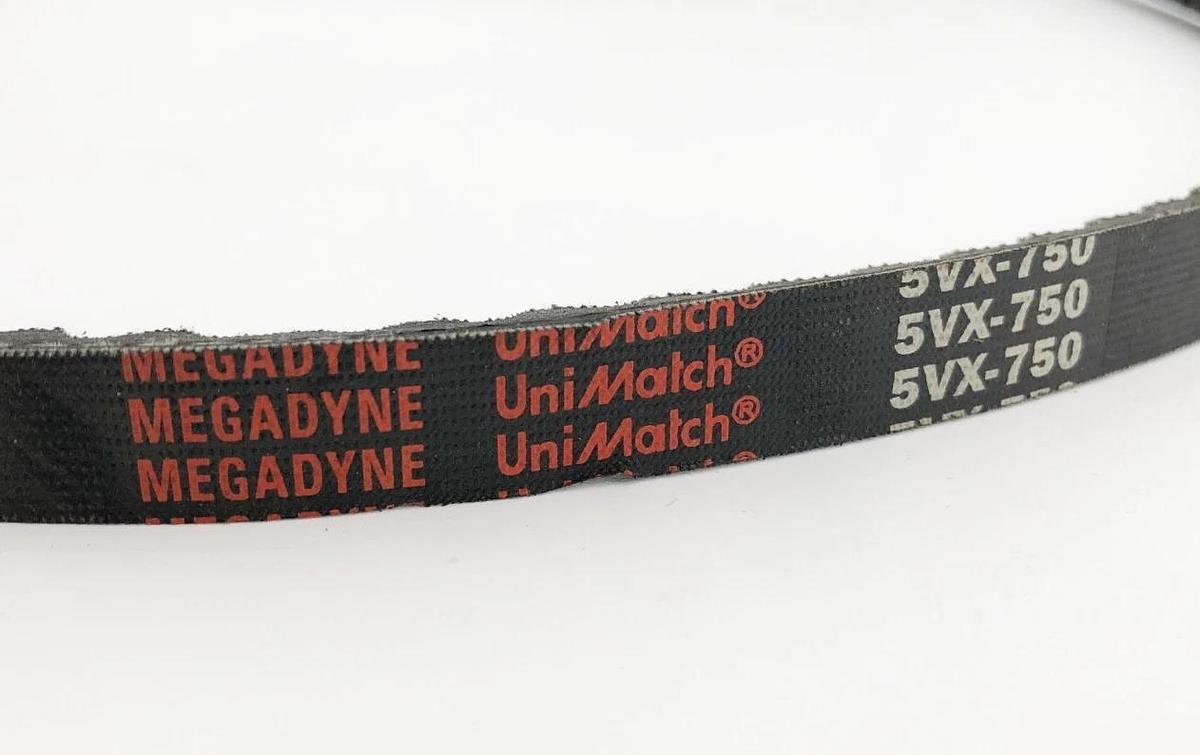 Lot of 2 New Megadyne 5VX-750 Unimatch Cogged V-Belts - No Box