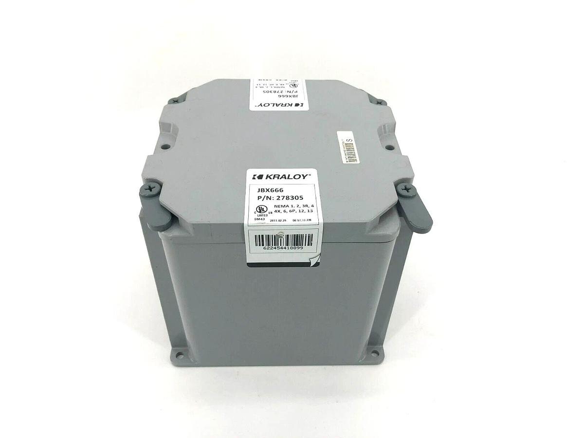 New Kraloy JBX666 Junction Box, PVC, 278305