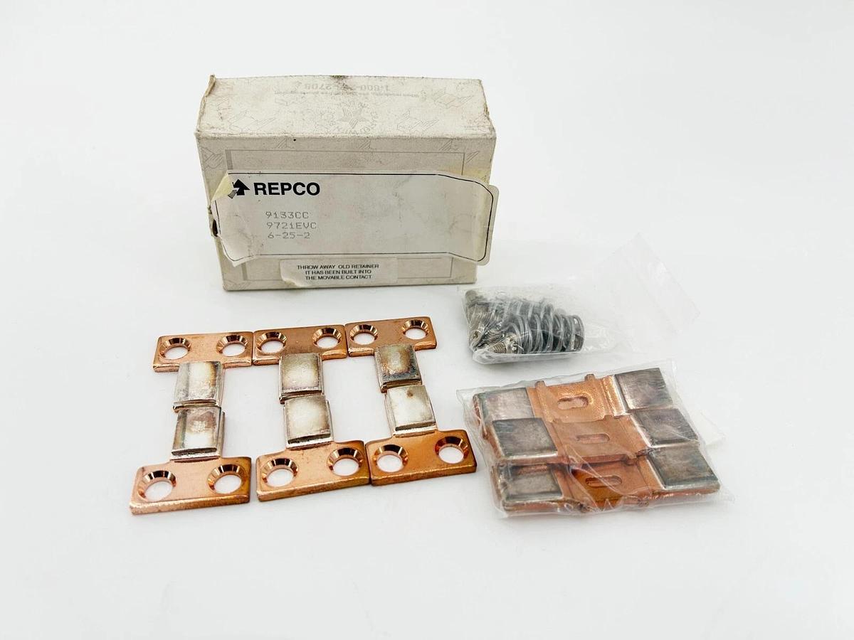 New Repco 9133CC Contact Kit 3 Pole Size 3 Replaces Cutler Hammer 6-25-2