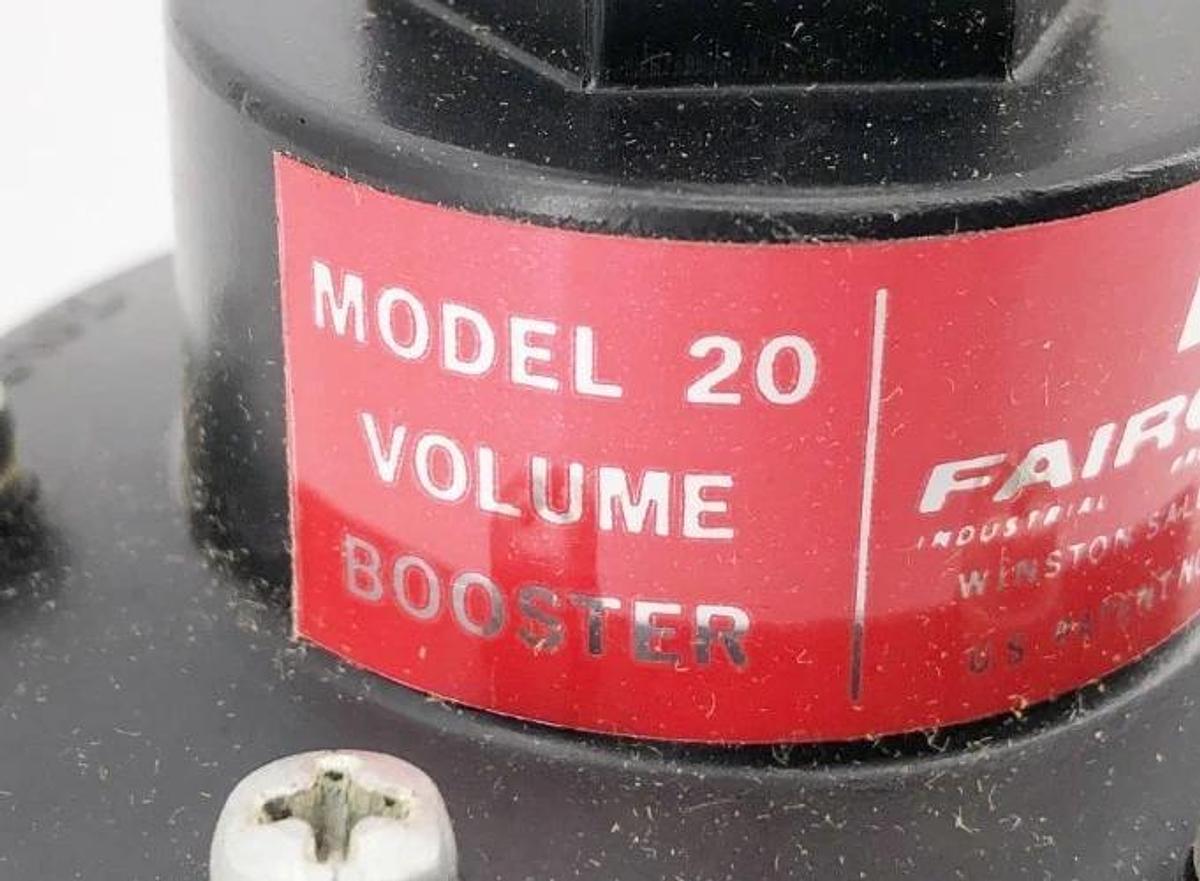 New Fairchild 20522 Volume Booster Model 20 250psig