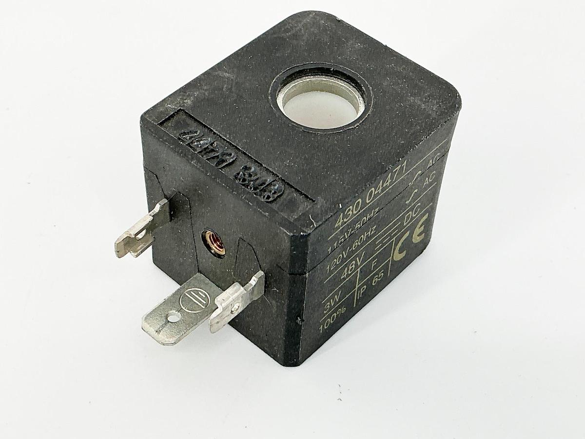New Asco 430-04471 Coil 115/120VAC 50/60Hz 3W 48VDC 43004471 - No Box
