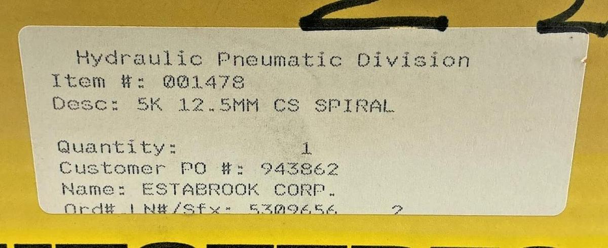 New Chesterton 001478 5K Super Wiper Wiper/Excluder Ring 5K 12.5mm CS Spiral