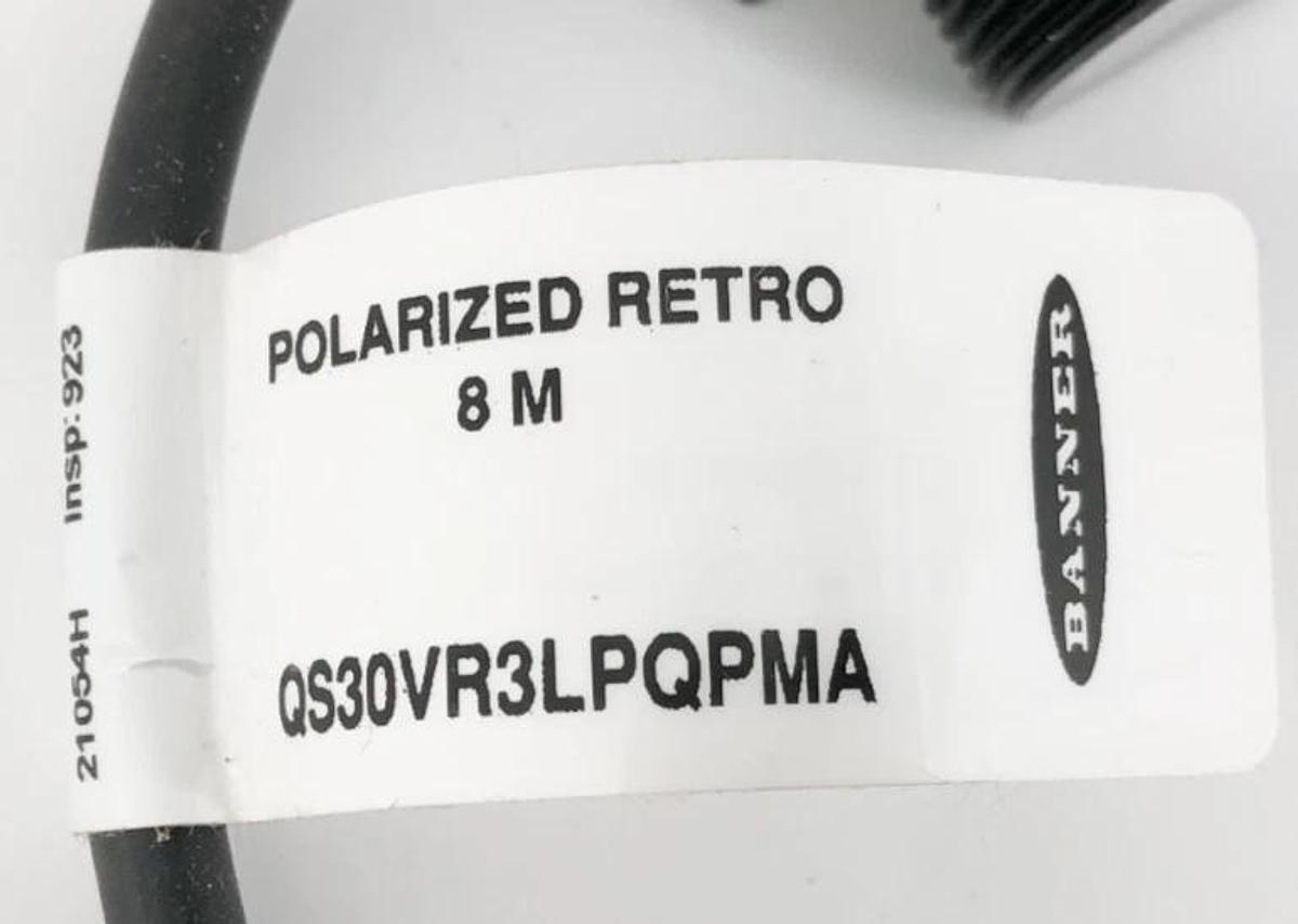 New Banner Engineering QS30VR3LPQPMA Photoelectric Sensor 73072