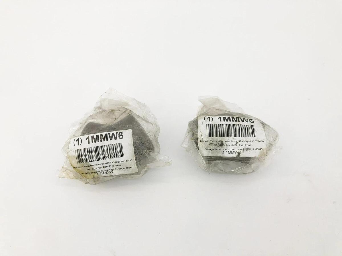 Lot of 2 New Grainger 1MMW6 Elbows 45 Deg. Forged Steel 1/2" FNPT