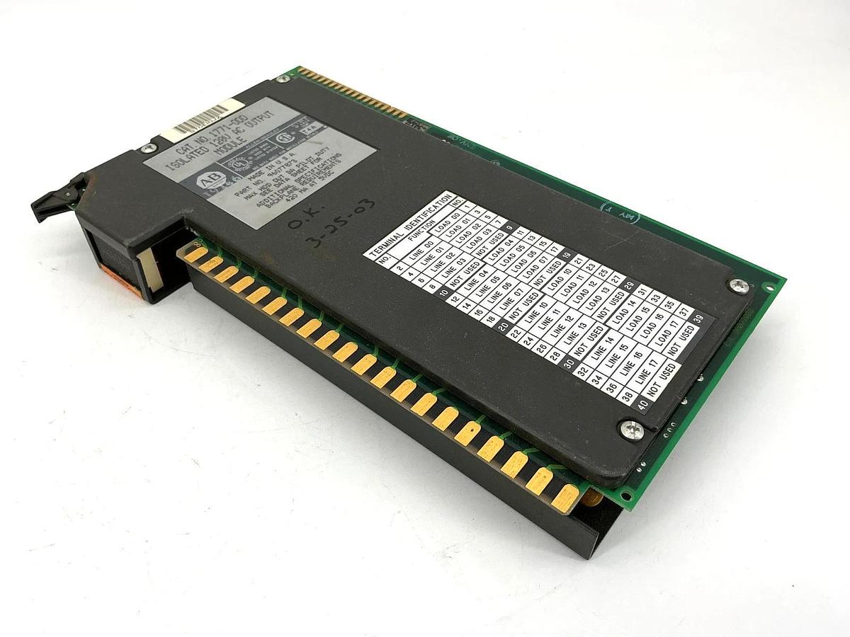 Used Allen Bradley 1771-ODD Isolated AC Output Module 16-Point 8A 120VAC 1771ODD