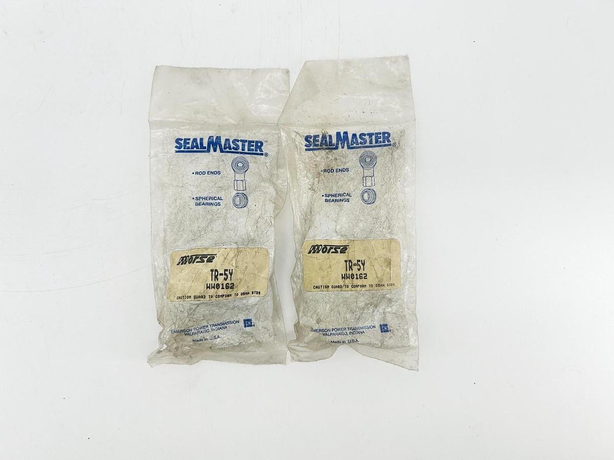 New Lot of 2 Morse Seal Master TR-5Y Rod End Bore WW0162
