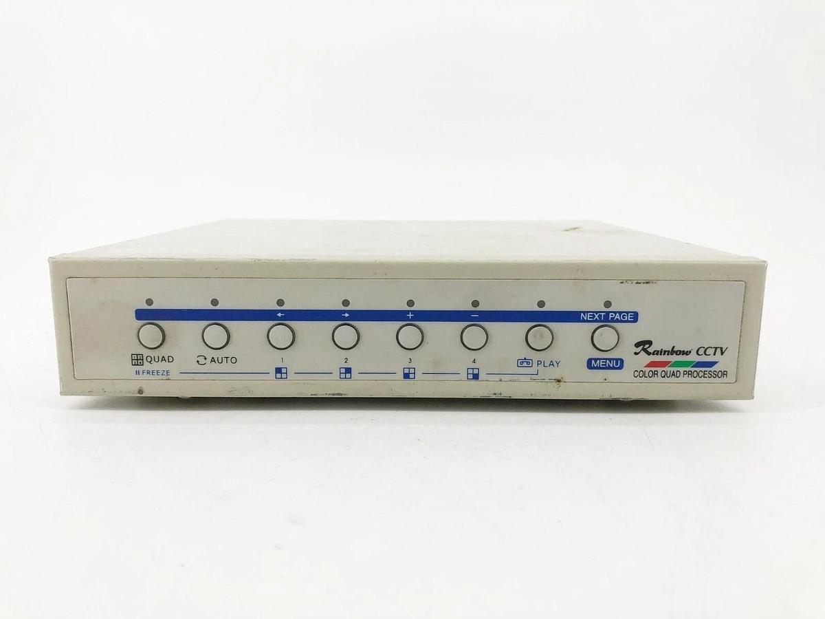 Used Rainbow CCTV Model QPCF Color Quad Processor 12VDC