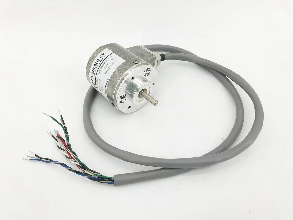 Used AB Allen Bradley 845H-SJHC23CKYR1 Ser. B Incremental Encoder 8-24VDC