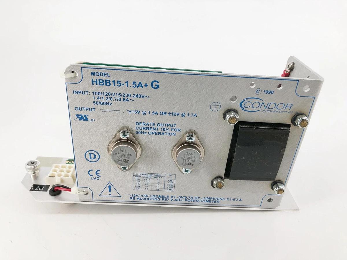 New Condor HBB15-1.5A+G Power Supply 15V -15V 100~240 VAC In SPL4300G - No Box