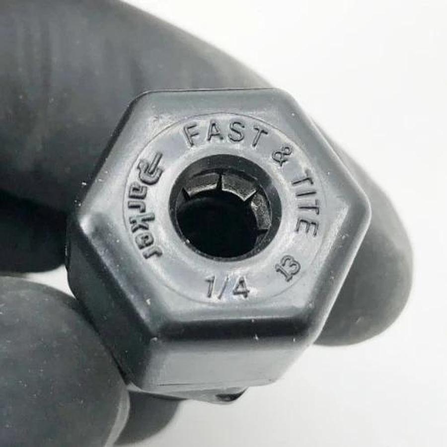 Lot of 2 New Parker P4MC4 Polypropylene Male Connector Fittings 1/4" - No Box
