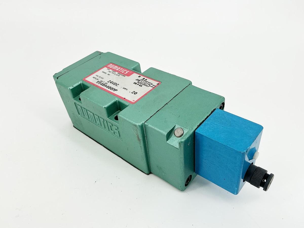 New Numatic 554BA400MP Solenoid Valve 24VDC .20A 150PSIG 554BA400MP000061 - No B