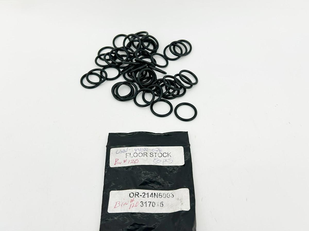 Lot of 50 New MFO OR-214N6003 O-Rings 1" ID 1-1/4" OD 1/8" C/S