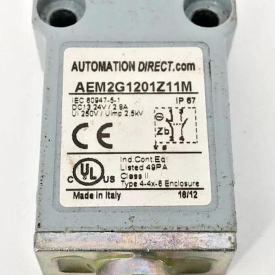 Used Automation Direct AEM2G1201Z11M Limit Switch 24V 2.8A