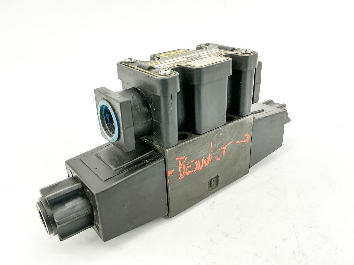 Used Parker D1VW4CNYC-70 Solenoid Valve 5000PSI ,58A 110/120V