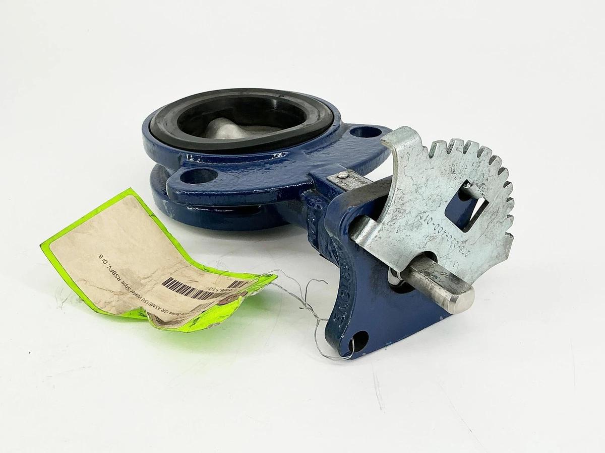 New Keystone GRW-D11E-A1K Butterfly Valve Size 3" 232PSI 16Bar ASME 150 - No Box