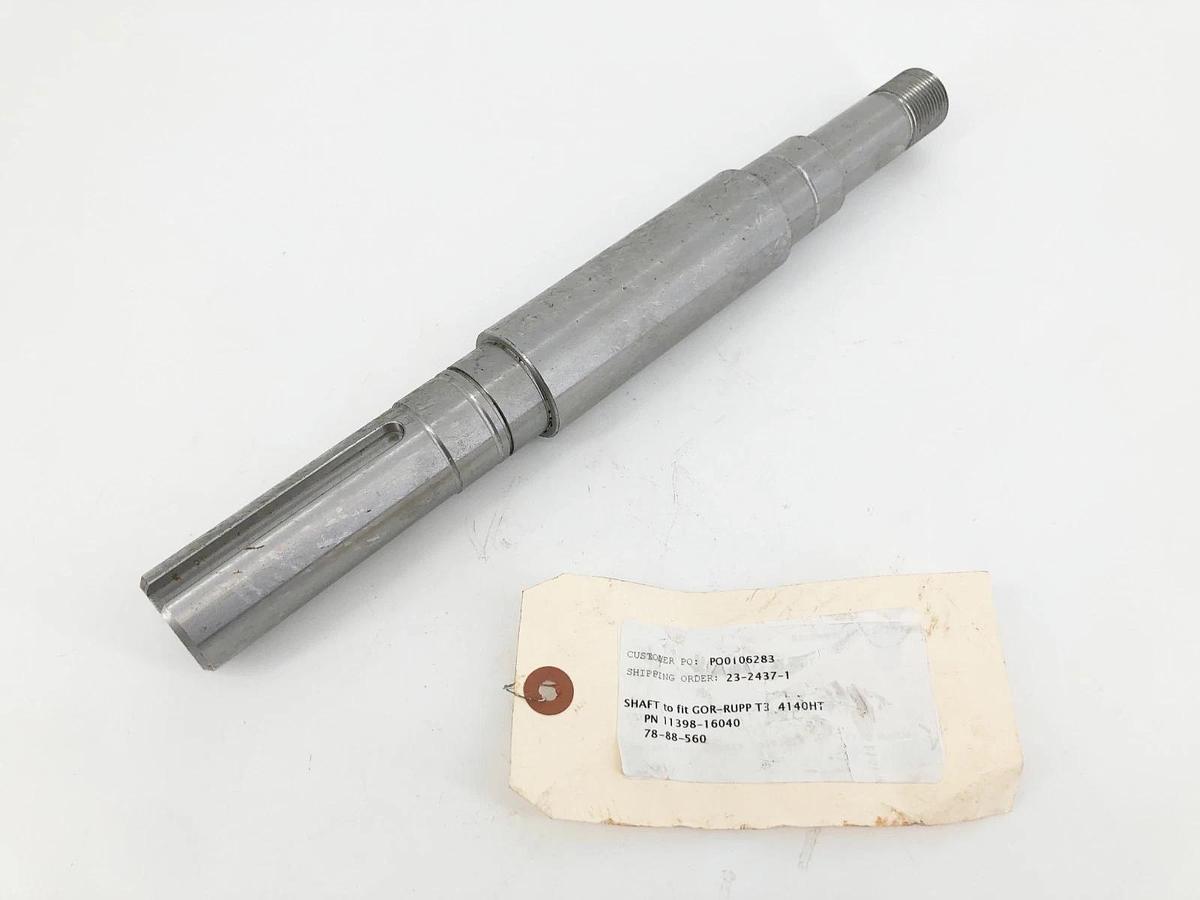 New Gorman Rupp 11398-16040 Impeller Shaft for T3 4140HT - No Box